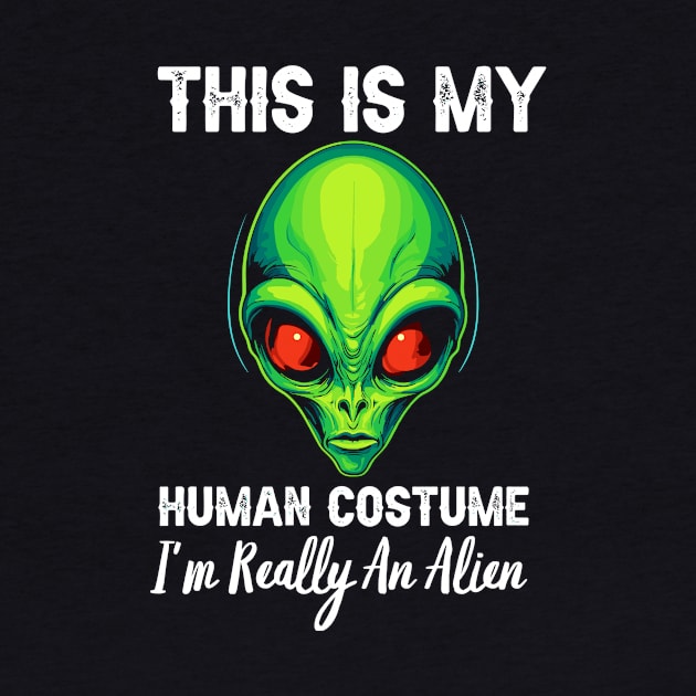 This Is My Human Costume, I'm Really An Alien by Nessanya